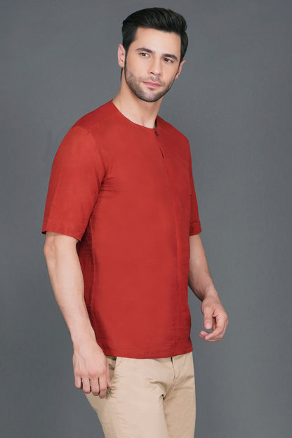 Organic Manjishth Pocket T-Shirt | Organic Collection