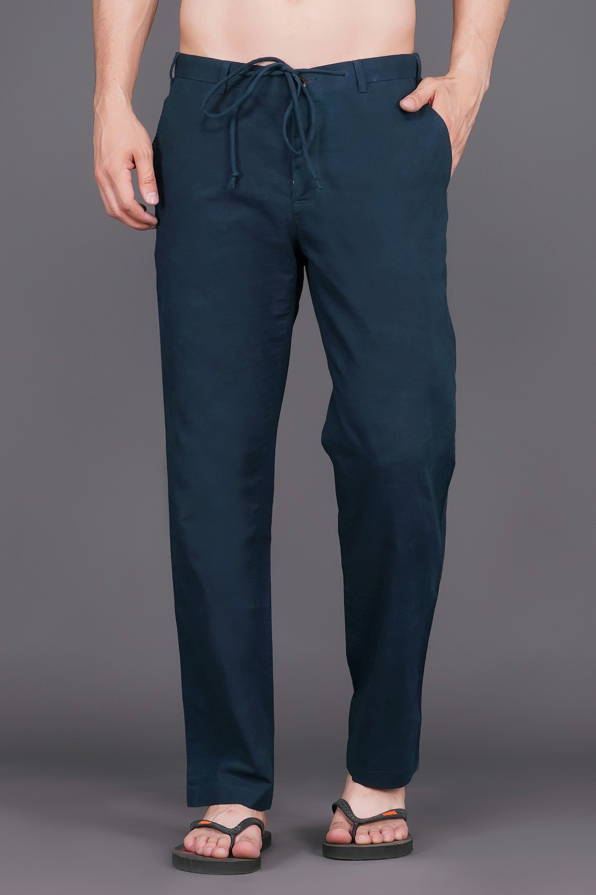 Organic natural dye men bottom/trouser