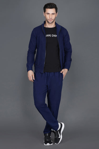 Indigo men's cotton track suit 