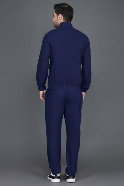 Indigo men's cotton track suit 