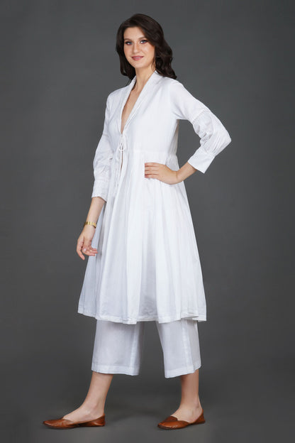 The Flary Pullover Kurta | The White Cotton Collection