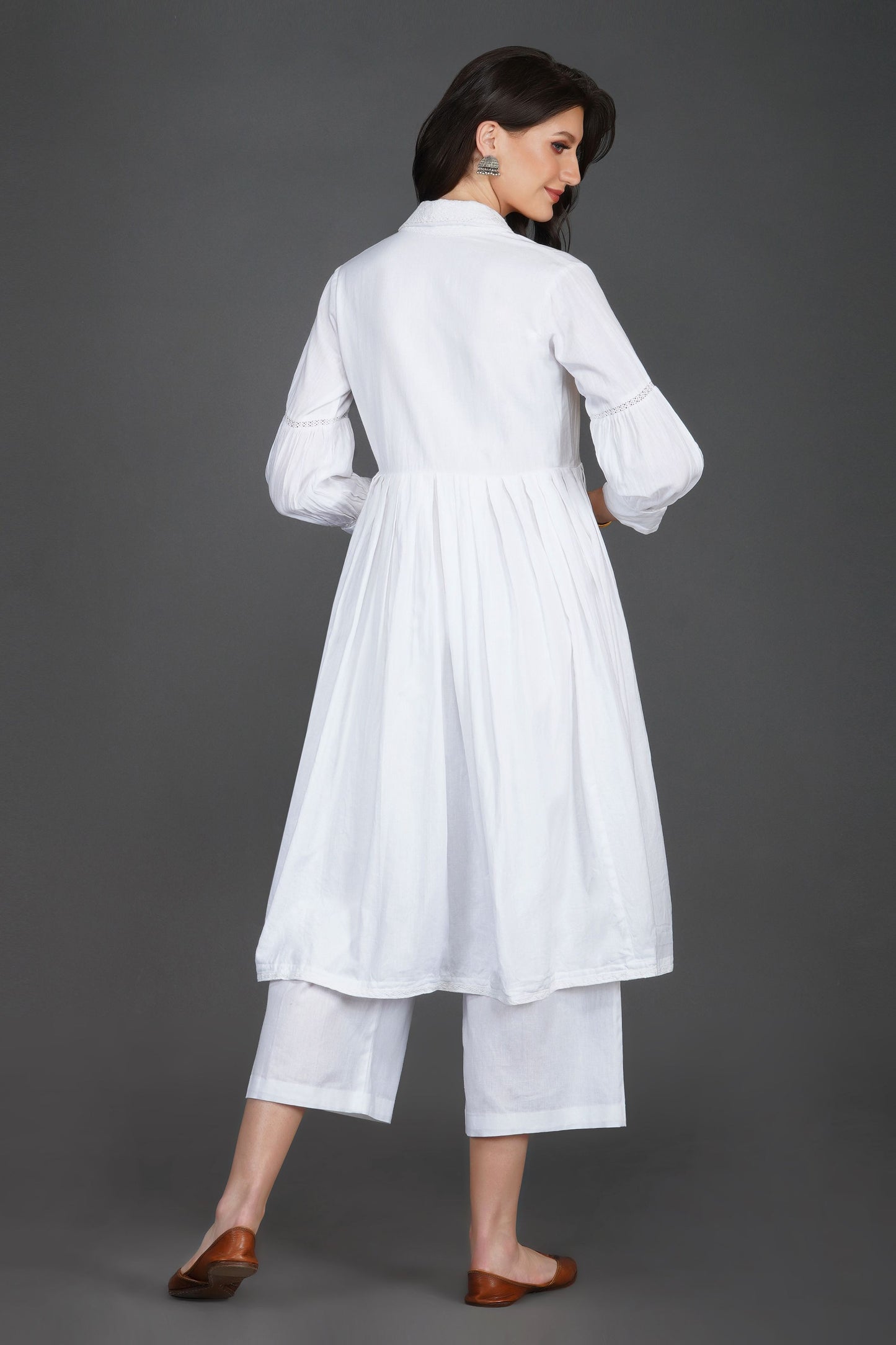 The Flary Pullover Kurta | The White Cotton Collection