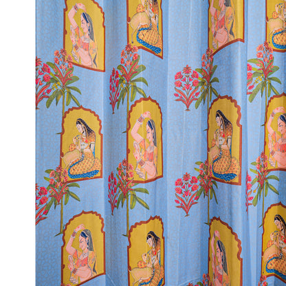 Retro Bride Decor | Cotton Curtains (Set of 2)