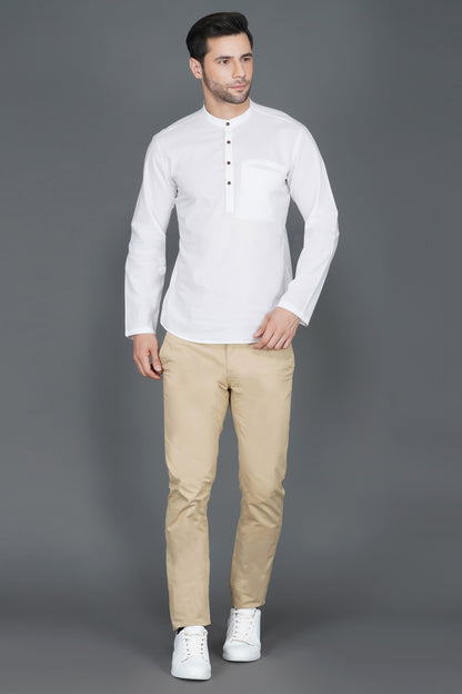 Cotton men's short kurta