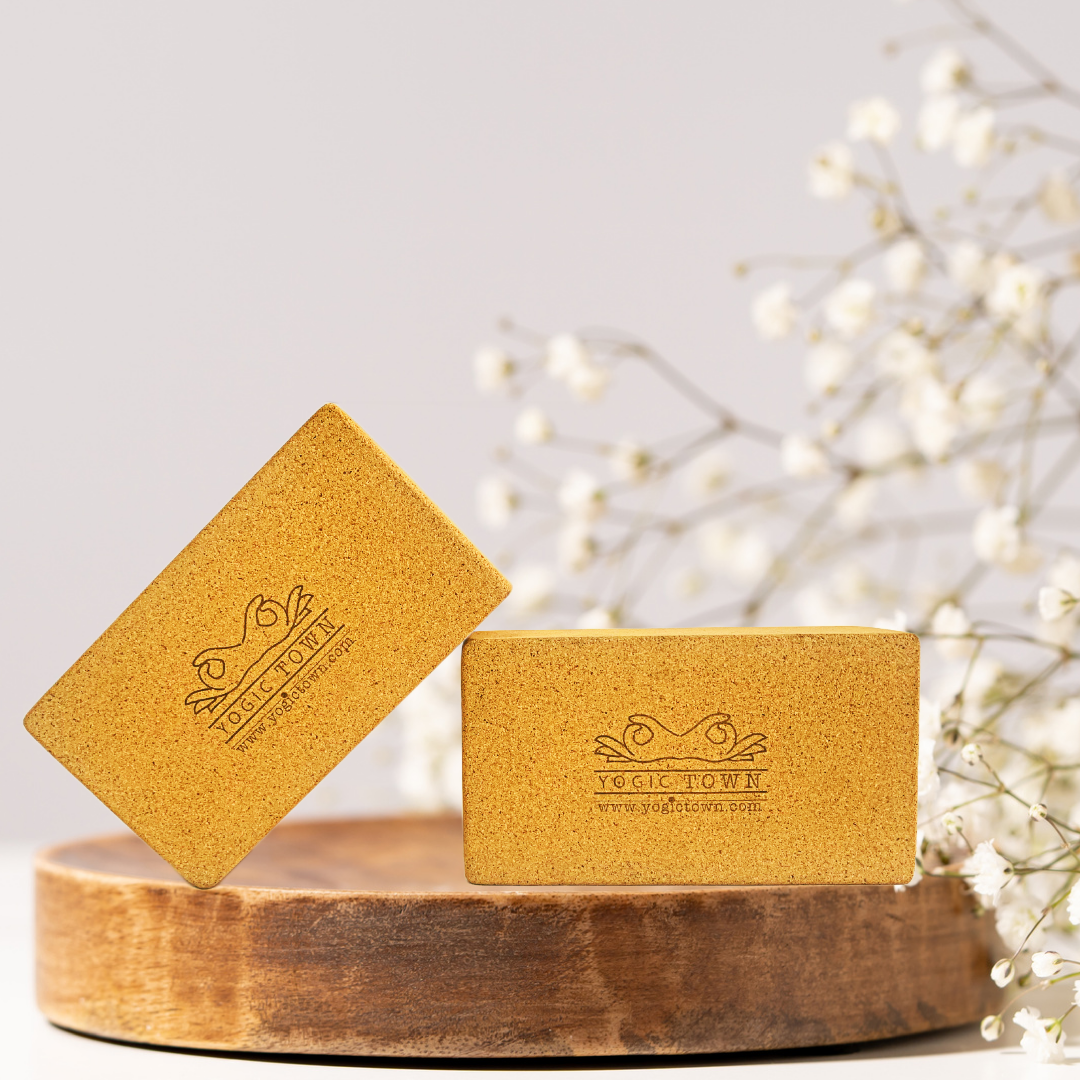 Cork Yoga Bricks (Set of 2)