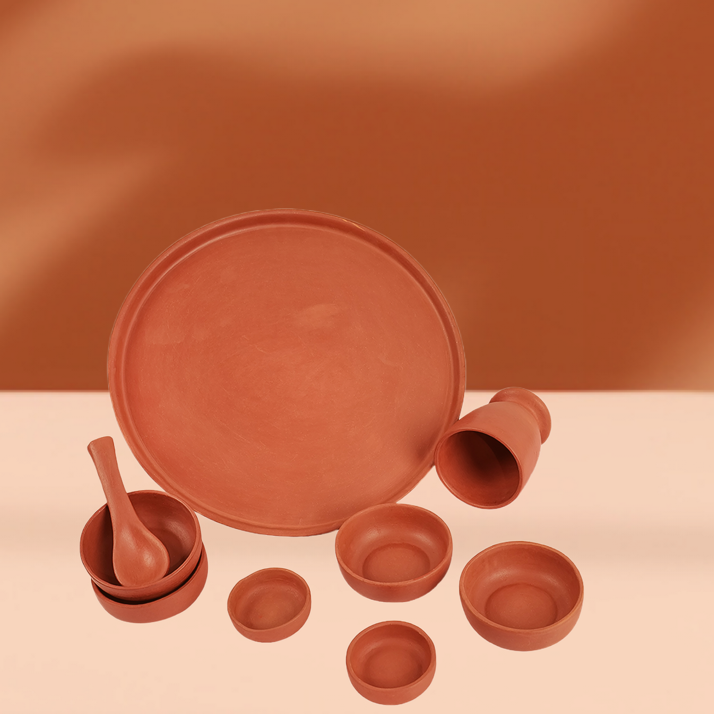 Pure (Mitti) Clay Dinner Set | Premium Earthenware