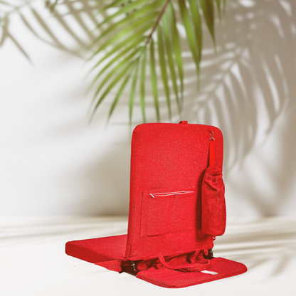 Designer Meditation Chair | Divinity Red