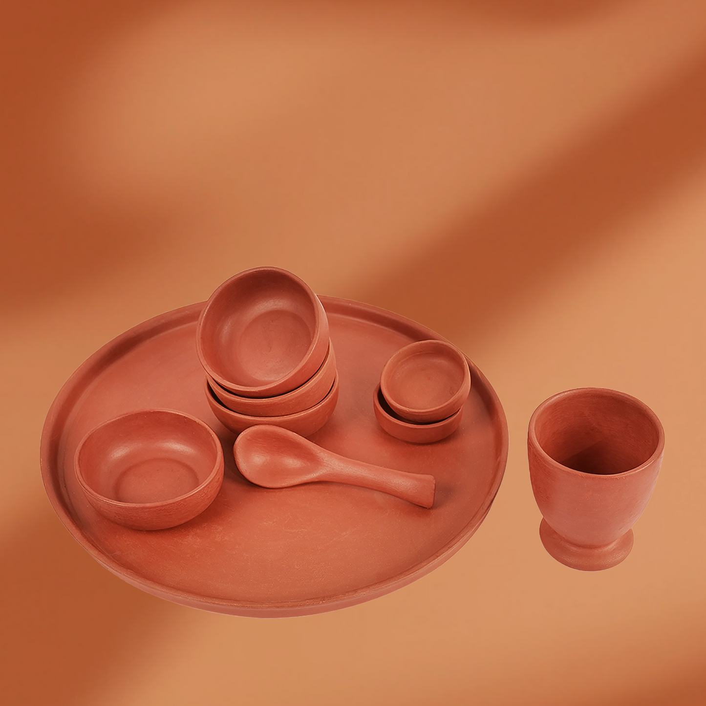 Pure (Mitti) Clay Dinner Set | Premium Earthenware