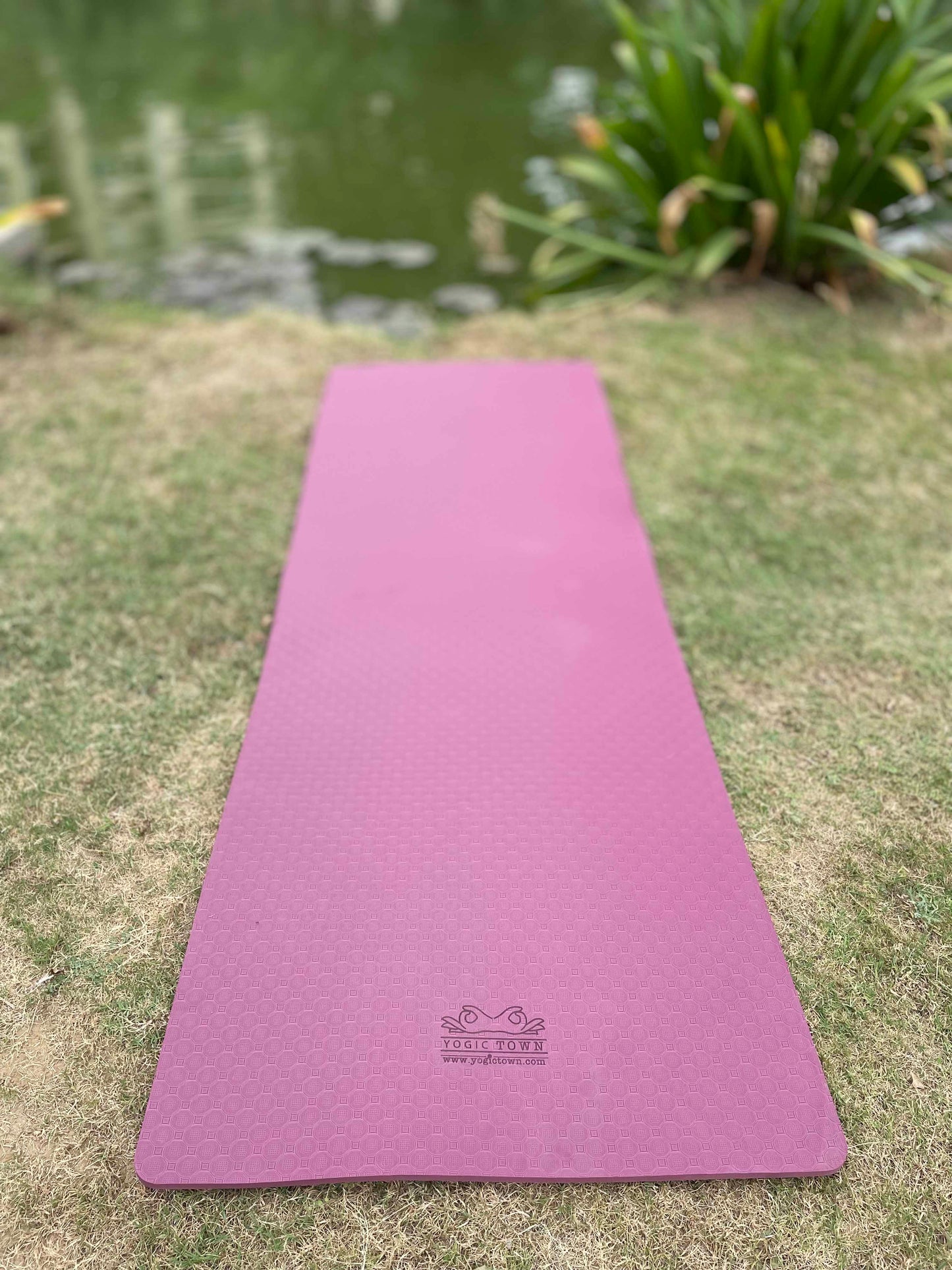 Pink Rubber Yoga Mat | 4mm