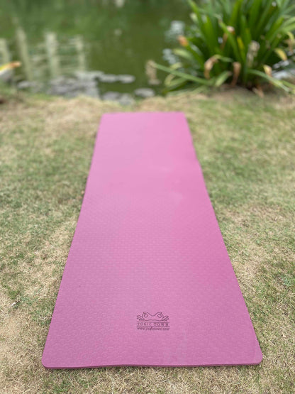 Pink Rubber Yoga Mat | 4mm