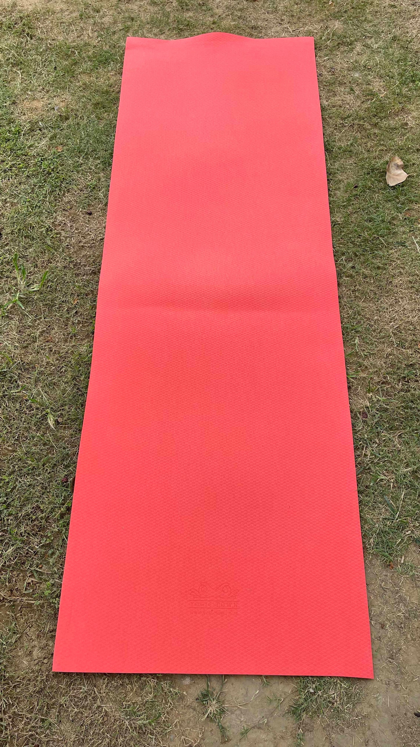 Neon Pink Rubber Yoga Mat | 4mm