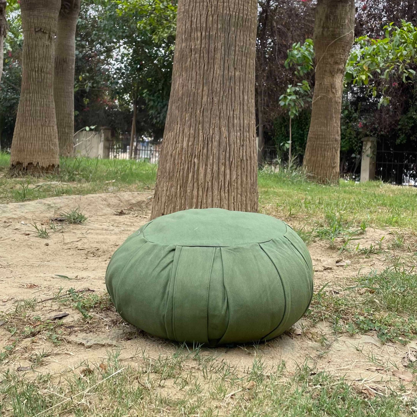 Yoga Round Pillow / Meditation Cushion | Green