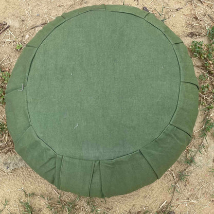 Yoga Round Pillow / Meditation Cushion | Green