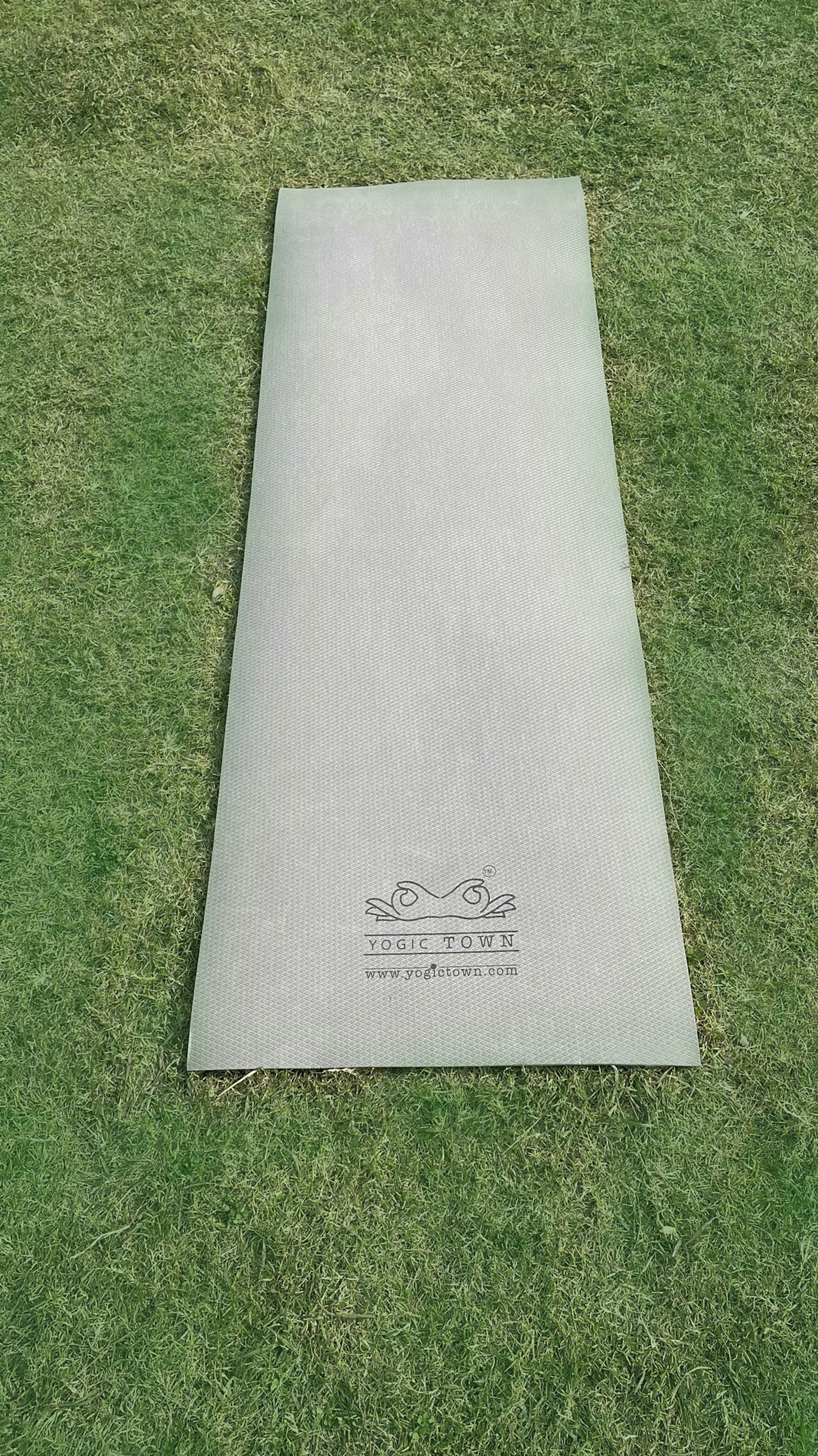 Grey Rubber Yoga Mat | 4mm