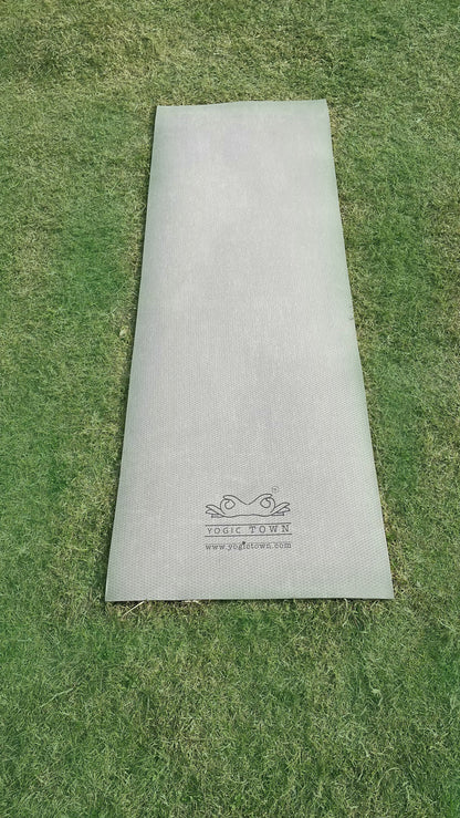 Grey Rubber Yoga Mat | 4mm