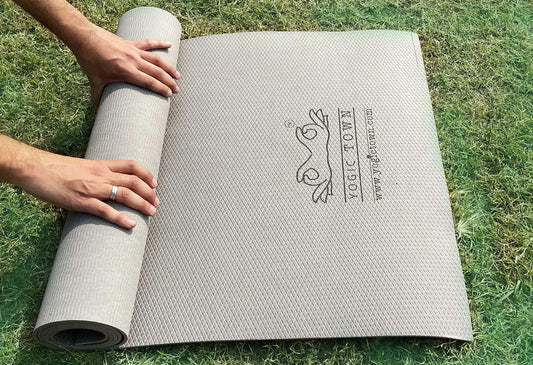 Grey Rubber Yoga Mat | 4mm