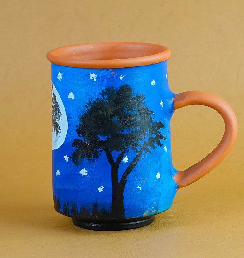 Hand Painted Coffee Mug | Blue Moon Canvas