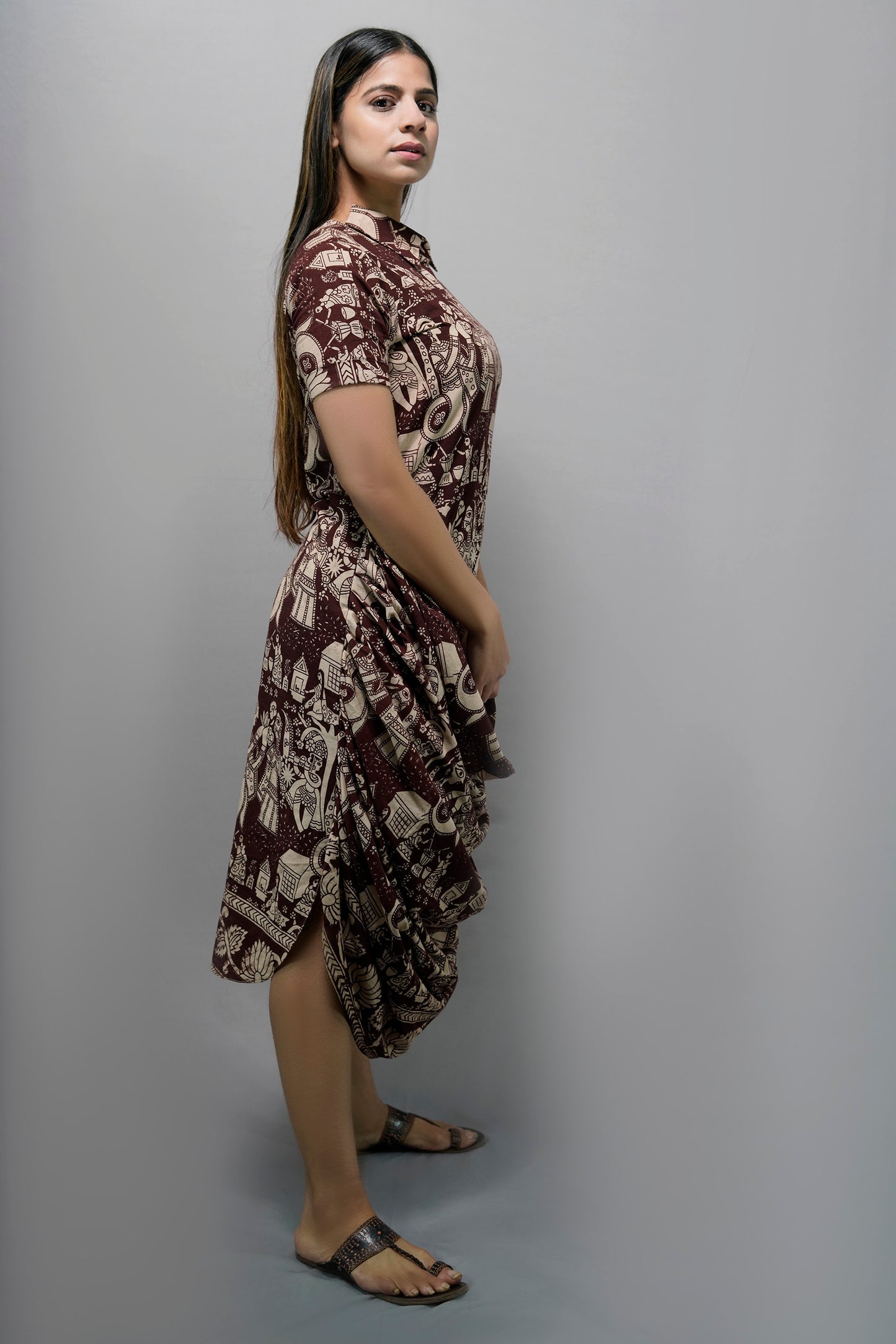 Kalamkari Boho Dress | Designer Wear | Eco Friendly